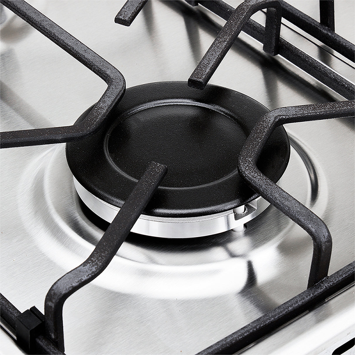 Estufa de empotrar Haceb Platina Acero 61x44.5cm para Gas Natural con Cuatro Quemadores - ESTUFAS DE EMPORTRAR Y CUBIERTAS | Bylmo