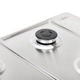 Estufa de empotrar Haceb Platina Acero 61x44.5cm para Gas Natural con Cuatro Quemadores - ESTUFAS DE EMPORTRAR Y CUBIERTAS | Bylmo