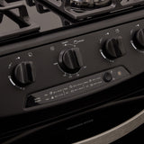 Estufa Haceb Negro 65.5x98.5cm Para Gas Natural con Cuatro Quemadores y con Horno - ESTUFAS | Bylmo