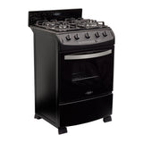 Estufa Haceb Negro 65.5x98.5cm Para Gas Natural con Cuatro Quemadores y con Horno - ESTUFAS | Bylmo