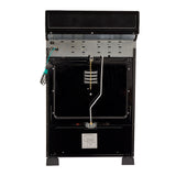 Estufa Haceb Negro 65.5x98.5cm Para Gas Natural con Cuatro Quemadores y con Horno - ESTUFAS | Bylmo