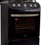 Estufa Haceb Azul 65.5x98.5cm Para Gas Natural con Cuatro Quemadores y con Horno - ESTUFAS | Bylmo