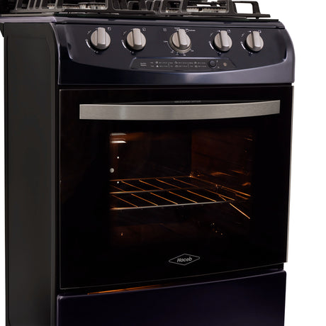 Estufa Haceb Azul 65.5x98.5cm Para Gas Natural con Cuatro Quemadores y con Horno - ESTUFAS | Bylmo
