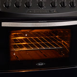 Estufa Haceb Negro 98x81cm Para Gas Propano con Seis Quemadores y con Horno - ESTUFAS | Bylmo