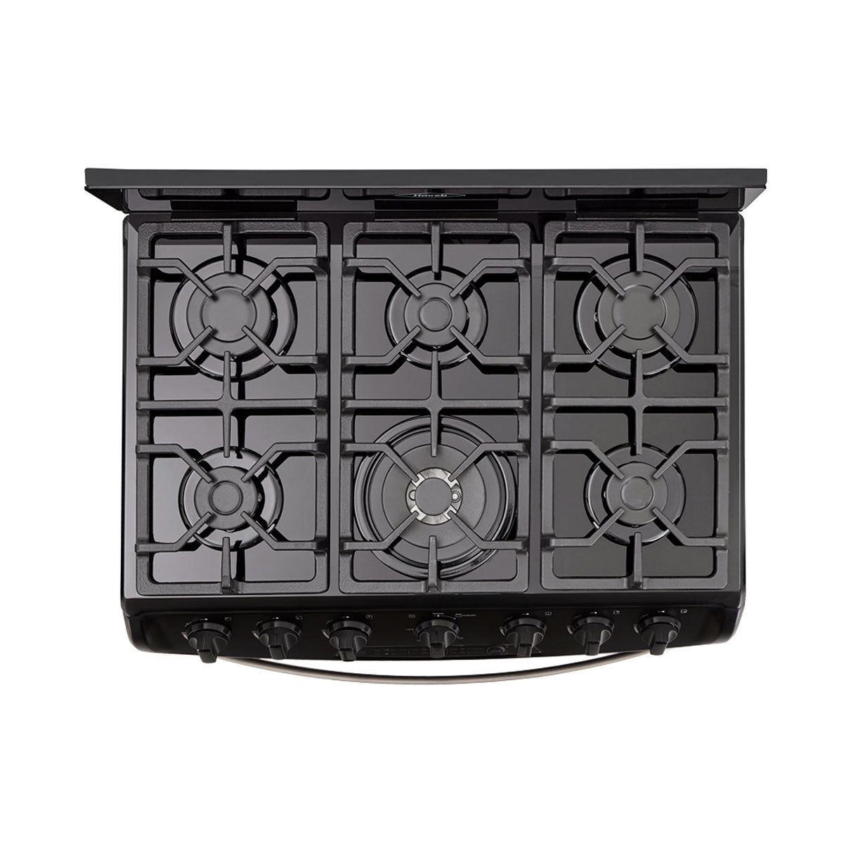 Estufa Haceb Negro 98x81cm Para Gas Propano con Seis Quemadores y con Horno - ESTUFAS | Bylmo