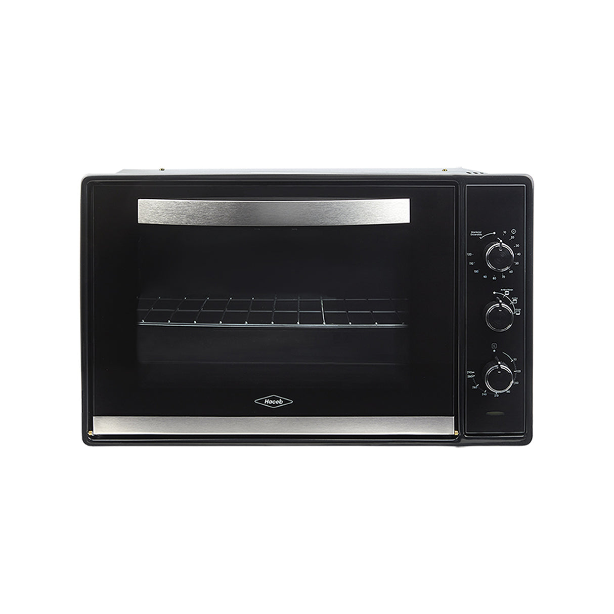 Horno de Empotrar Haceb Inox 60x36.4cm 110 Voltios Con Temporizador - HORNOS DE EMPORTRAR | Bylmo