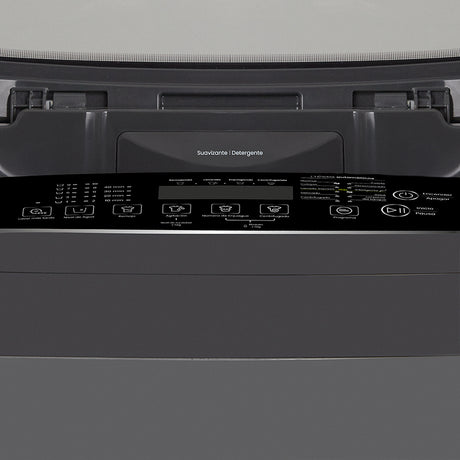 Lavadora Haceb Gris 75.5x112.5cm de 22 Kilogramos con Pantalla Digital y 10 Funciones - LAVADORAS Y SECADORAS | Bylmo