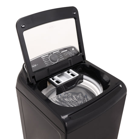 Lavadora Haceb Negro 62x34.9998cm de 18 Kilogramos con Pantalla Digital y 11 Funciones - LAVADORAS Y SECADORAS | Bylmo