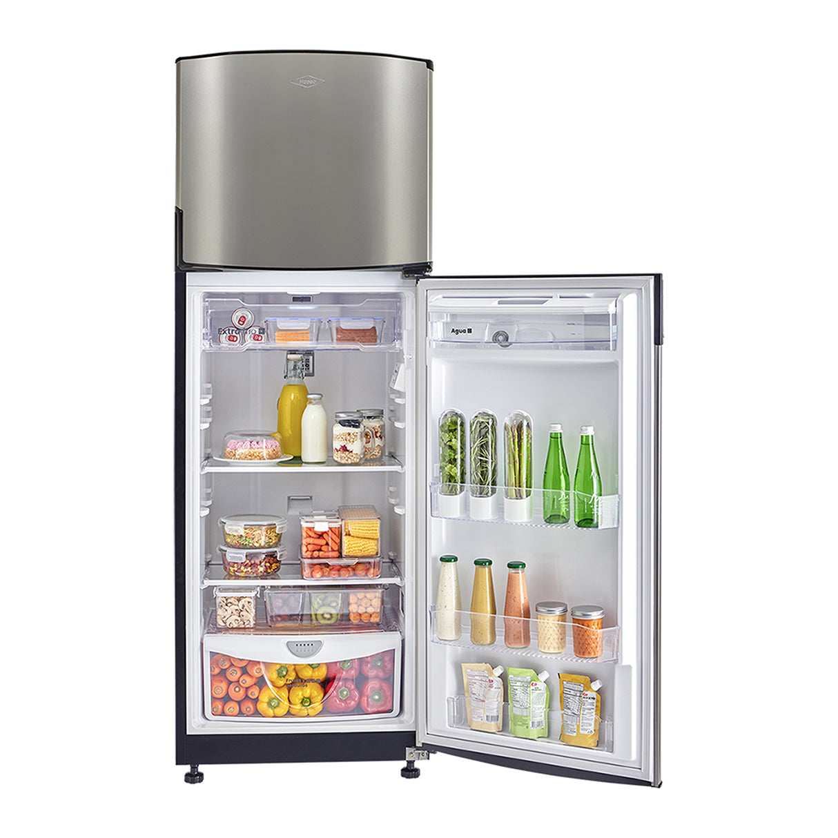 Nevera Haceb Inverter Inox 65x163cm No Frost de 254 Litros con Dispensador de Agua y con Pantalla Digital - NEVERAS | Bylmo