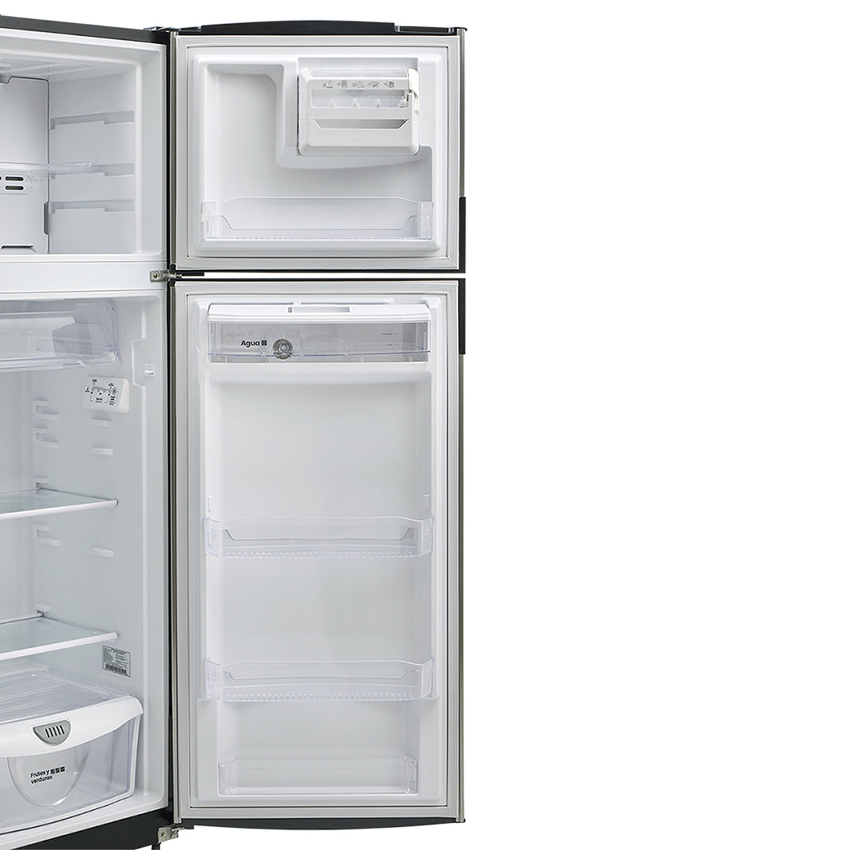 Nevera Haceb Inverter Inox 65x163cm No Frost de 254 Litros con Dispensador de Agua y con Pantalla Digital - NEVERAS | Bylmo