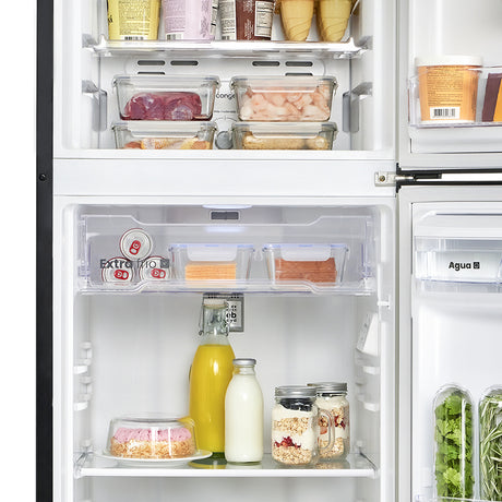 Nevera Haceb Inverter Negro Esmeralda 65x163cm No Frost de 254 Litros con Dispensador de Agua y con Pantalla Digital - NEVERAS | Bylmo