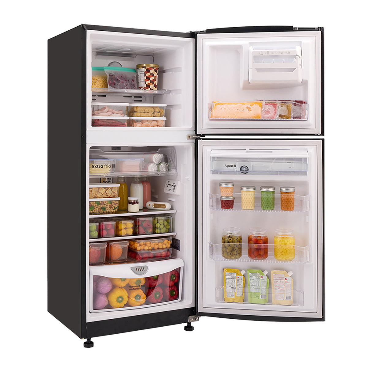 Nevera Haceb Inverter Negro Cósmico 65x150.5cm No Frost de 226 Litros con Dispensador de Agua y con Pantalla Digital - NEVERAS | Bylmo