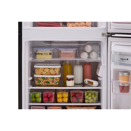 Nevera Haceb Inverter Negro Cósmico 65x150.5cm No Frost de 226 Litros con Dispensador de Agua y con Pantalla Digital - NEVERAS | Bylmo