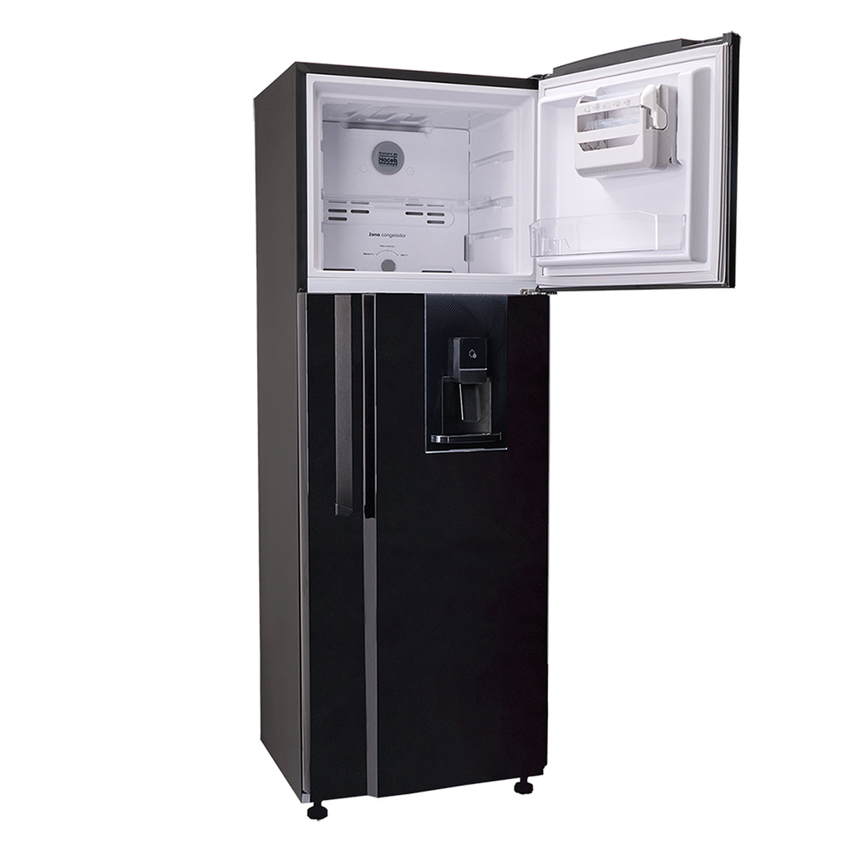 Nevera Haceb Inverter Negro Cósmico 65x179.5cm No Frost de 294 Litros con Dispensador de Agua y con Pantalla Digital - NEVERAS | Bylmo