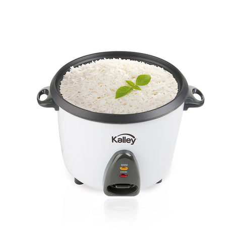 Olla Arrocera Kalley Blanco 24x31cm de 1.4 Litros con Función para Mantener Caliente - OLLAS ARROCERAS | Bylmo