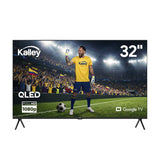 Televisor Kalley Google TV Negro 71.6x47.4cm Smart de 32" Pulgadas QLED Full HD 1080P con Wifi y Bluetooth Integrado - TELEVISORES | Bylmo