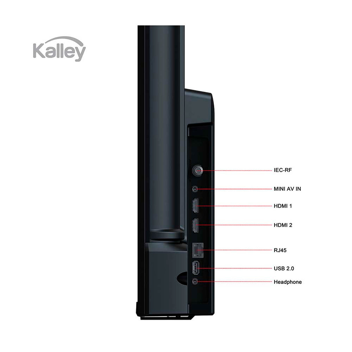 Televisor Kalley Google TV Negro 89.2x55.9cm Smart de 40" Pulgadas QLED Full HD 1080P con Wifi y Bluetooth Integrado - TELEVISORES | Bylmo