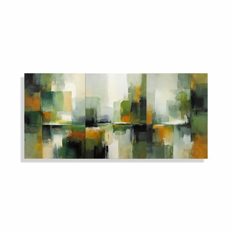 Cuadro decorativo Moderno Ecos Fragmentados 55x118cm de Bastidor - CUADROS | Bylmo