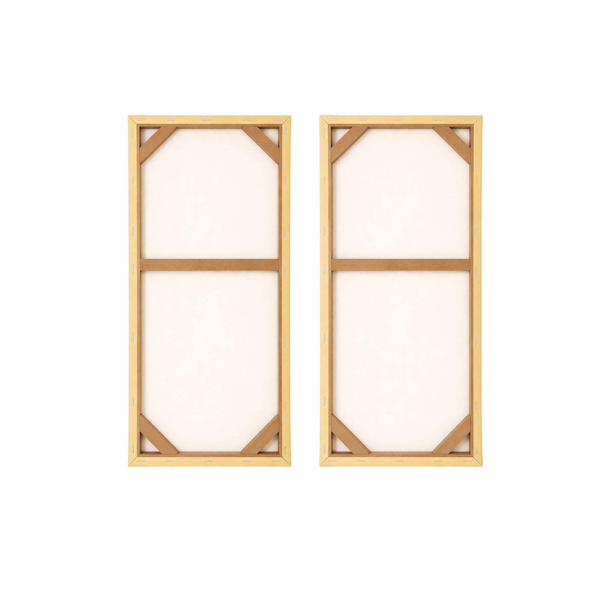 Cuadro decorativo en 2 Piezas Moderno Susurros Fragmentados 34x72cm cada Uno - CUADROS | Bylmo