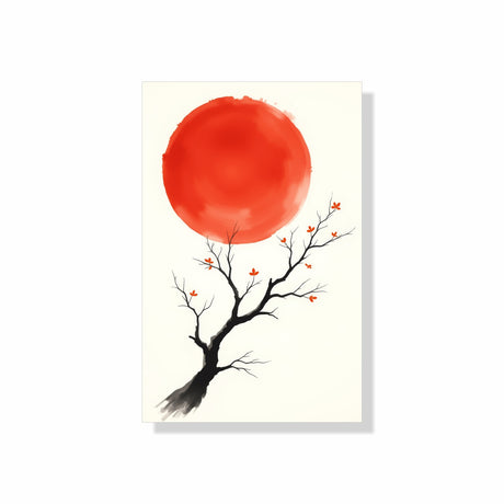 Cuadro decorativo Minimalista Sombra del Amanecer 60x93cm de Bastidor - CUADROS | Bylmo