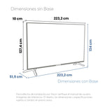 Televisor Challenger Google TV Negro 223.2x127.4cm Smart MiniLED de 100" Pulgadas 4K con Wifi y Bluetooth Integrado - TELEVISORES | Bylmo
