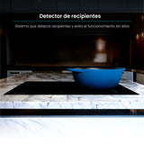 Estufa de Inducción para Empotrar Challenger Negro 77x52cm 220 Voltios con Cuatro Zonas de Cocción y Sistema Puente - ESTUFAS DE EMPORTRAR Y CUBIERTAS | Bylmo