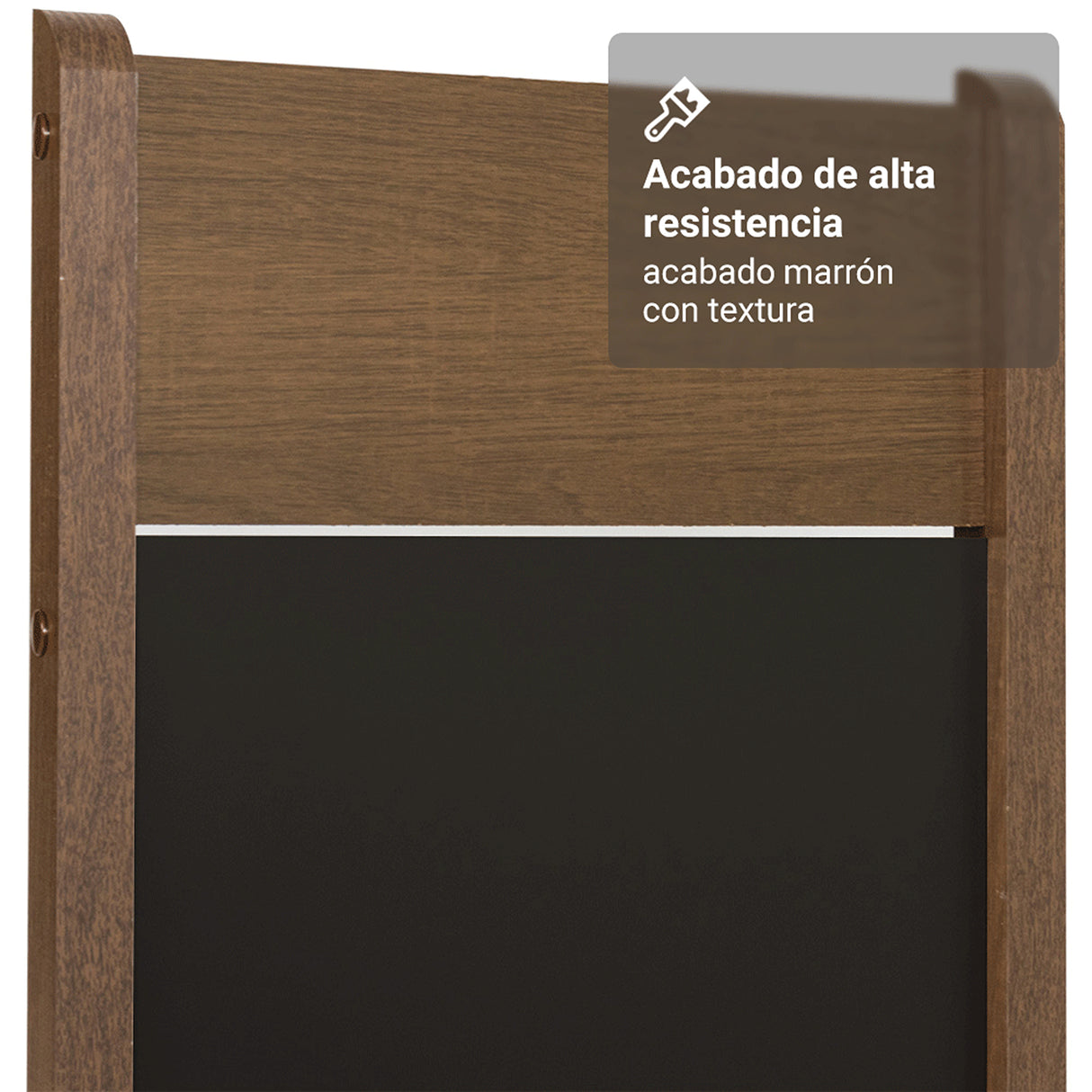 Juego de comedor Medelin Negro y Marrón 136x76cm Rectangular de Seis Puestos con Seis Sillas - COMEDORES | Bylmo