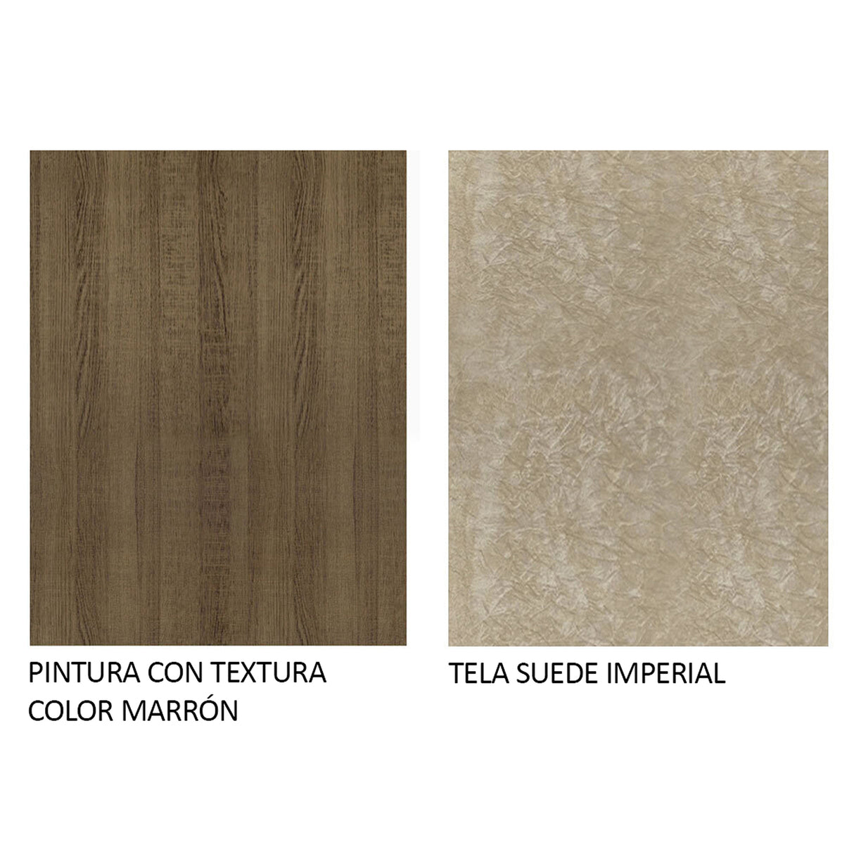 Juego de comedor Ivy Marrón y Beige 80x76cm Cuadrado de Cuatro Puestos con Cuatro Sillas - COMEDORES | Bylmo