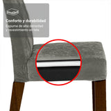 Juego de comedor Harper Negro y Marrón 180x78cm Rectangular de Cuatro Puestos con Cuatro Sillas - COMEDORES | Bylmo