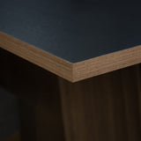 Juego de comedor Madison Marrón y Negro 180x78cm Rectangular de Seis Puestos con Seis Sillas - COMEDORES | Bylmo