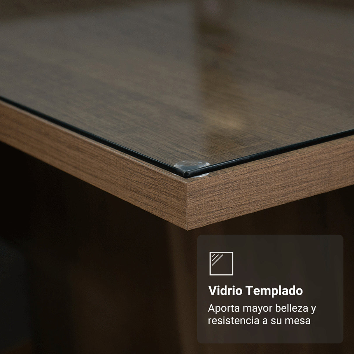 Juego de comedor Madrid Marrón y Beige 160x78cm Rectangular de Seis Puestos con Seis Sillas - COMEDORES | Bylmo