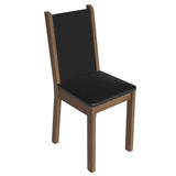 Juego de comedor Justine Marrón y Negro 180x79cm Rectangular de Ocho Puestos con Ocho Sillas - COMEDORES | Bylmo