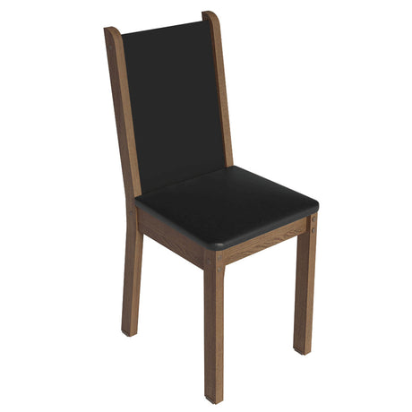 Juego de comedor Justine Marrón y Negro 180x79cm Rectangular de Ocho Puestos con Ocho Sillas - COMEDORES | Bylmo
