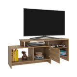 Mesa para TV Bengala Fresno 56x143cm Para TV Hasta 50 Pulgadas con Un Cajón - MUEBLES DE TV | Bylmo