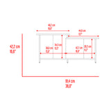 Mesa de Centro Wema Cartagena 89.3x41.6cm Rectangular y con Compartimientos - MESAS DE CENTRO | Bylmo