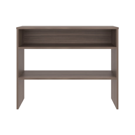 Arrimo Beijing Avellana 100x80cm con Dos Compartimientos y con Patas - BIFES Y ARRIMOS | Bylmo