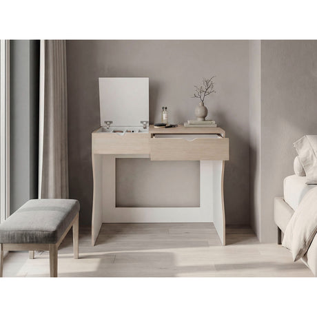 Tocador Perla Cartagena 90x40cm de Un Puesto con Un Cajón - TOCADORES | Bylmo