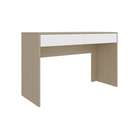Escritorio Acre Cartagena y Blanco 120.2x75cm Con Dos Cajones - ESCRITORIOS | Bylmo