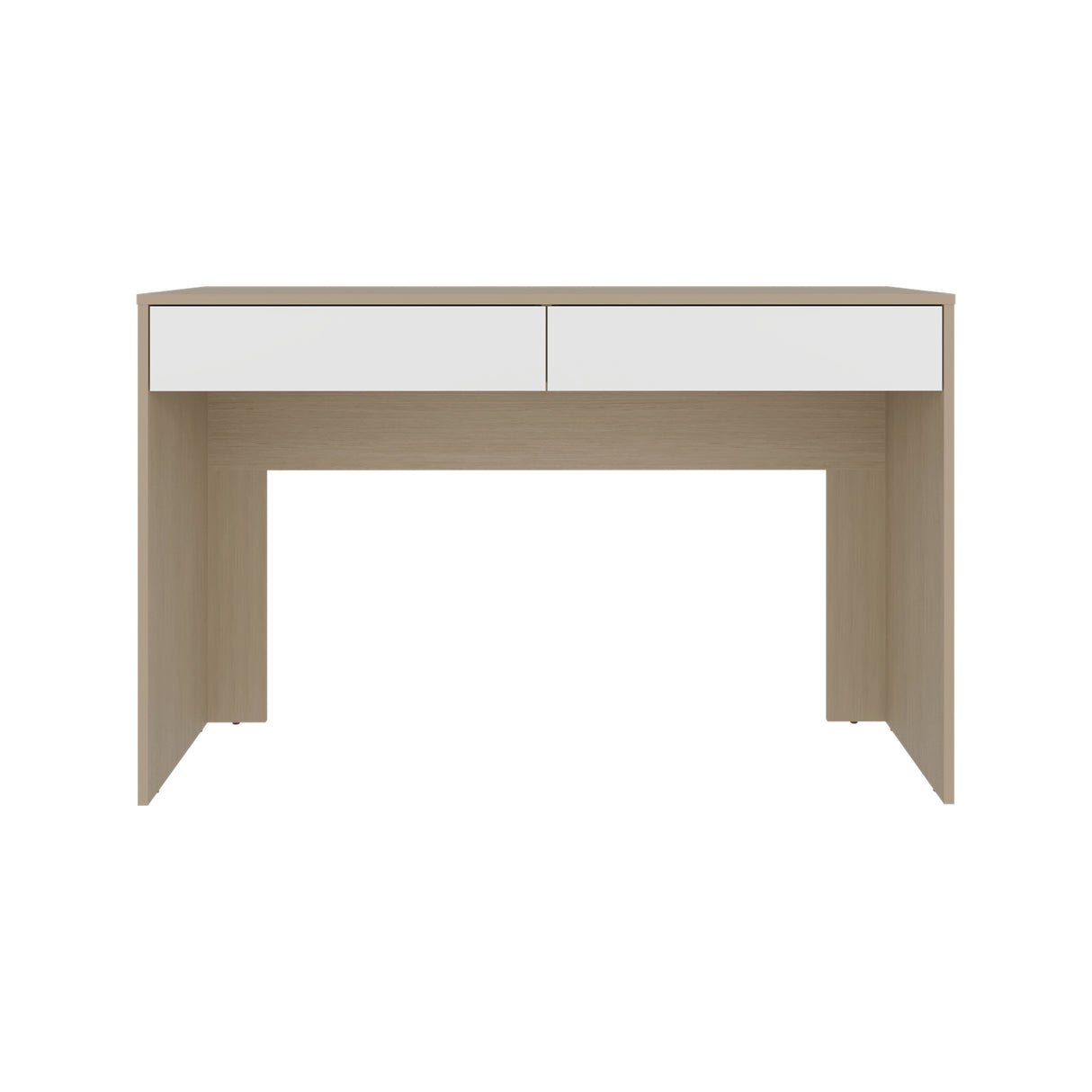 Escritorio Acre Cartagena y Blanco 120.2x75cm Con Dos Cajones - ESCRITORIOS | Bylmo