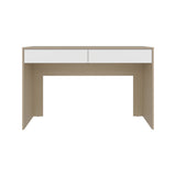 Escritorio Acre Cartagena y Blanco 120.2x75cm Con Dos Cajones - ESCRITORIOS | Bylmo