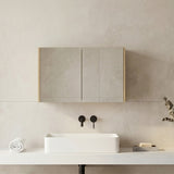 Gabinete de Baño 80 C Fresno 80x50cm Rectangular con Espejo y con Un Entrepaño - GABINETES DE BANHO | Bylmo