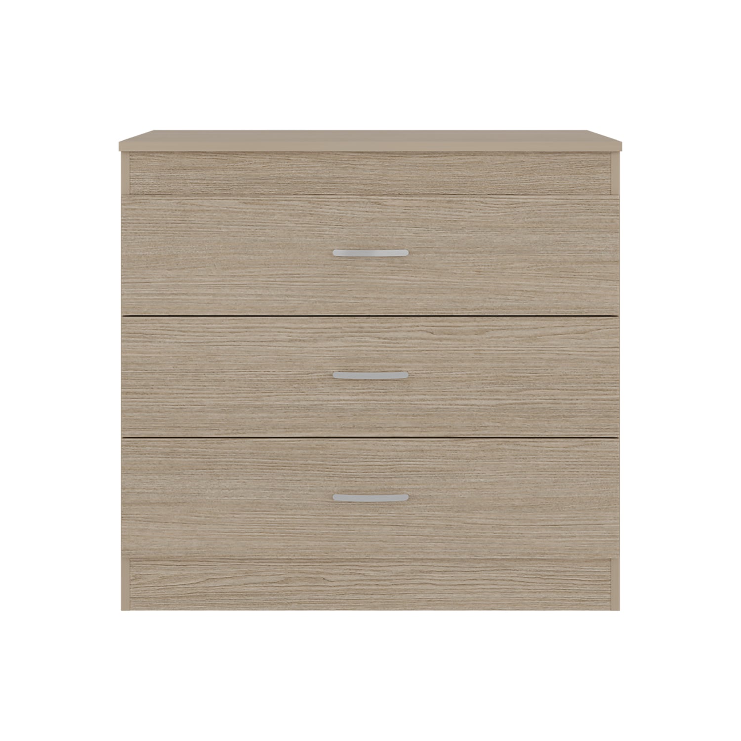 Cómoda Melia Cartagena y Blanco 80x75cm De Tres Hileras con Tres Cajones y con Espacio para TV - CAJONERAS Y COMODAS | Bylmo