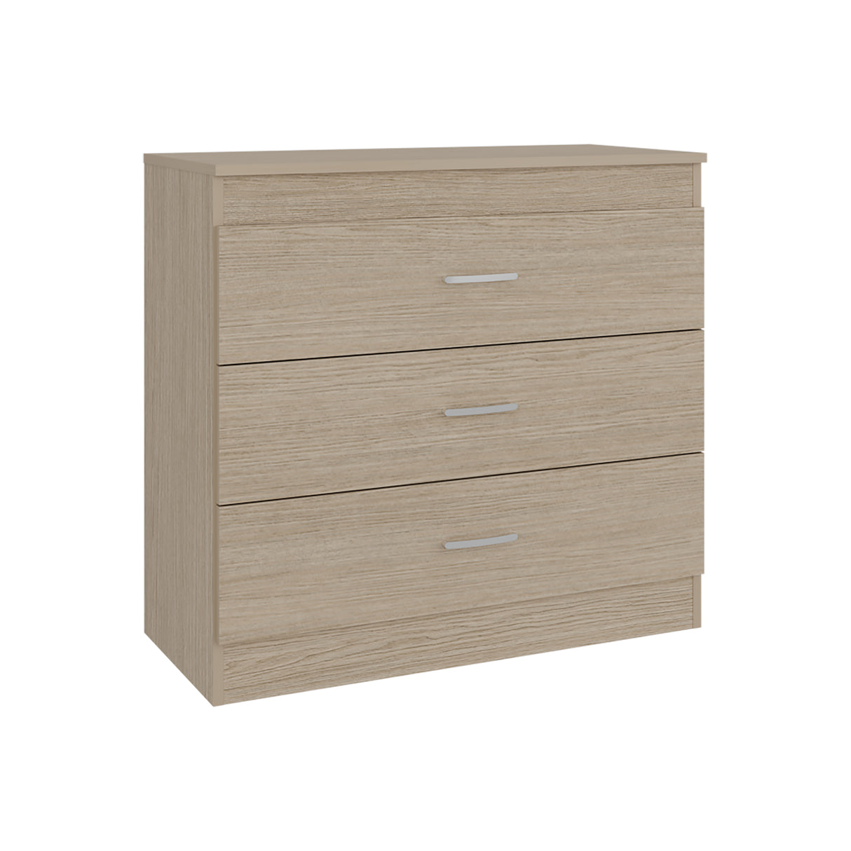 Cómoda Melia Cartagena y Blanco 80x75cm De Tres Hileras con Tres Cajones y con Espacio para TV - CAJONERAS Y COMODAS | Bylmo