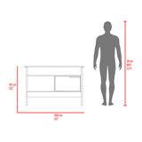 Arrimo Magnum Fresno 120x80cm con Tres Compartimientos y con Patas - BIFES Y ARRIMOS | Bylmo