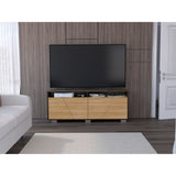 Rack de TV Fracktal Fresno 155.5x61.3cm para TV Hasta 70 Pulgadas y con Cuatro Compartimientos - MUEBLES DE TV | Bylmo