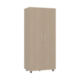 Closet Iko Cartagena y Blanco 80x182.5cm sin Cajones con 2 Entrepaños - CLOSETS | Bylmo