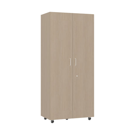 Closet Iko Cartagena y Blanco 80x182.5cm sin Cajones con 2 Entrepaños - CLOSETS | Bylmo