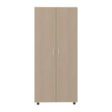 Closet Iko Cartagena y Blanco 80x182.5cm sin Cajones con 2 Entrepaños - CLOSETS | Bylmo