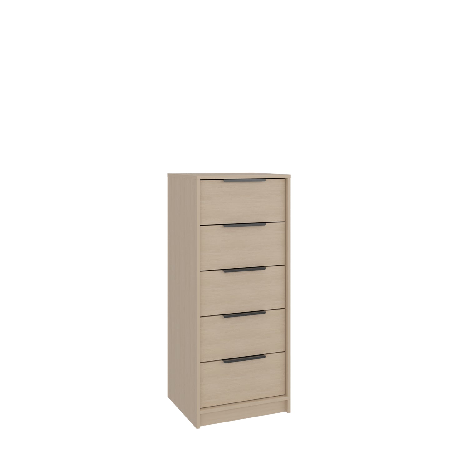 Cómoda Kaia Cartagena y Blanco 45x107.8cm De Cinco Hileras con Cinco Cajones - CAJONERAS Y COMODAS | Bylmo