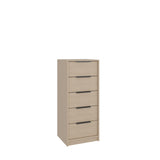 Cómoda Kaia Cartagena y Blanco 45x107.8cm De Cinco Hileras con Cinco Cajones - CAJONERAS Y COMODAS | Bylmo